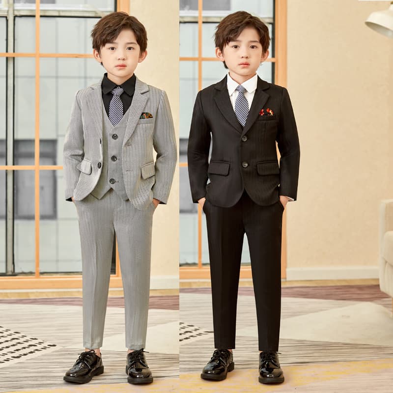 Mother & Kids Children's Clothing Children's Suit Dress Set One Piece For Boys To Perform Hosting Performances