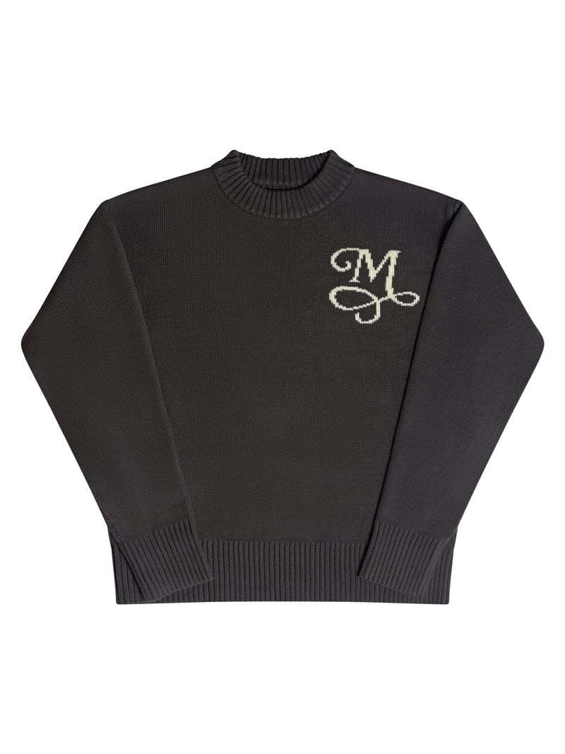 Pull en maille jacquard pour homme, style streetwear tendance, manches longues, haut crocheté, chaud, polyvalent, coupe ample.