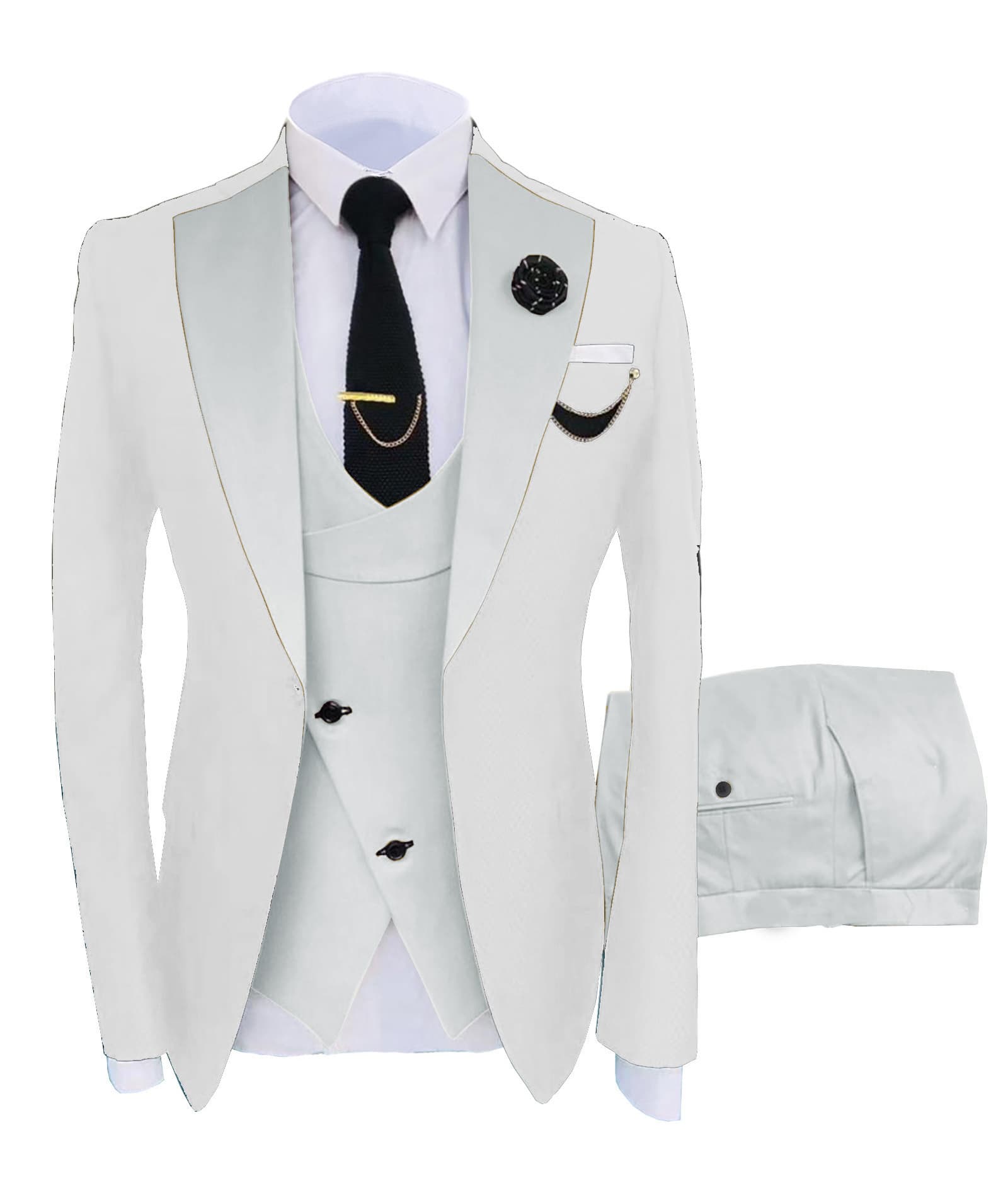 Men's Clothing Three Piece Men's Suits Performance Suits Men's Dresses Wedding Groomsmen Suit