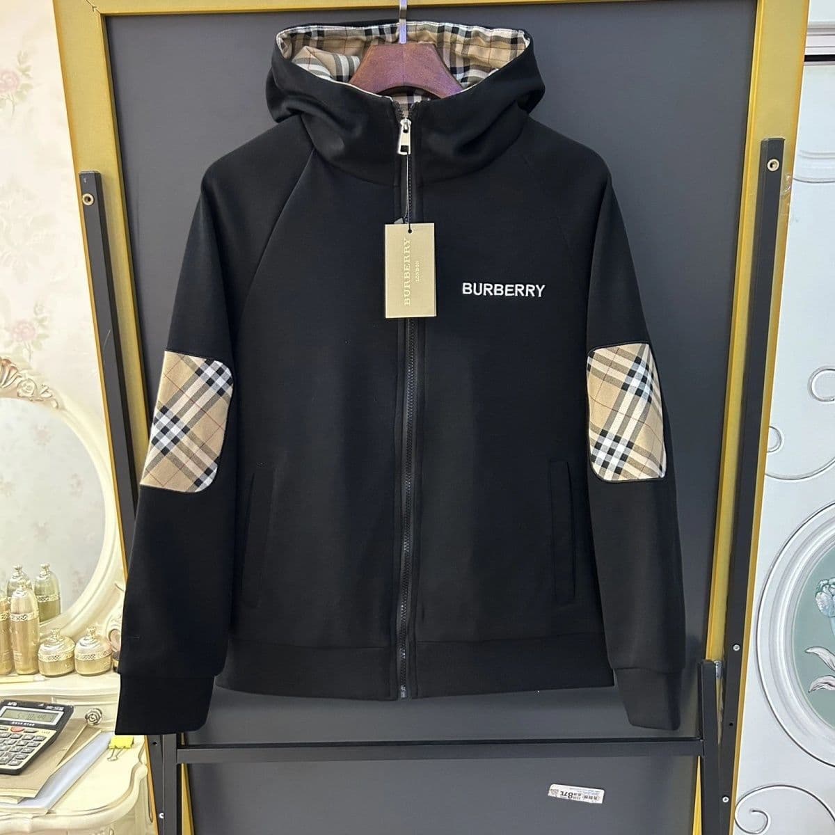 Veste cardigan classique à capuche et fermeture éclair, sweat-shirt unisexe, patchwork, ample, décontracté, à carreaux, pour couple, printemps e