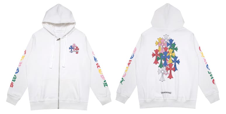 Sweat à capuche Chrome Hearts Cross, version correcte 25ss, polyvalent et tendance, vente en gros
