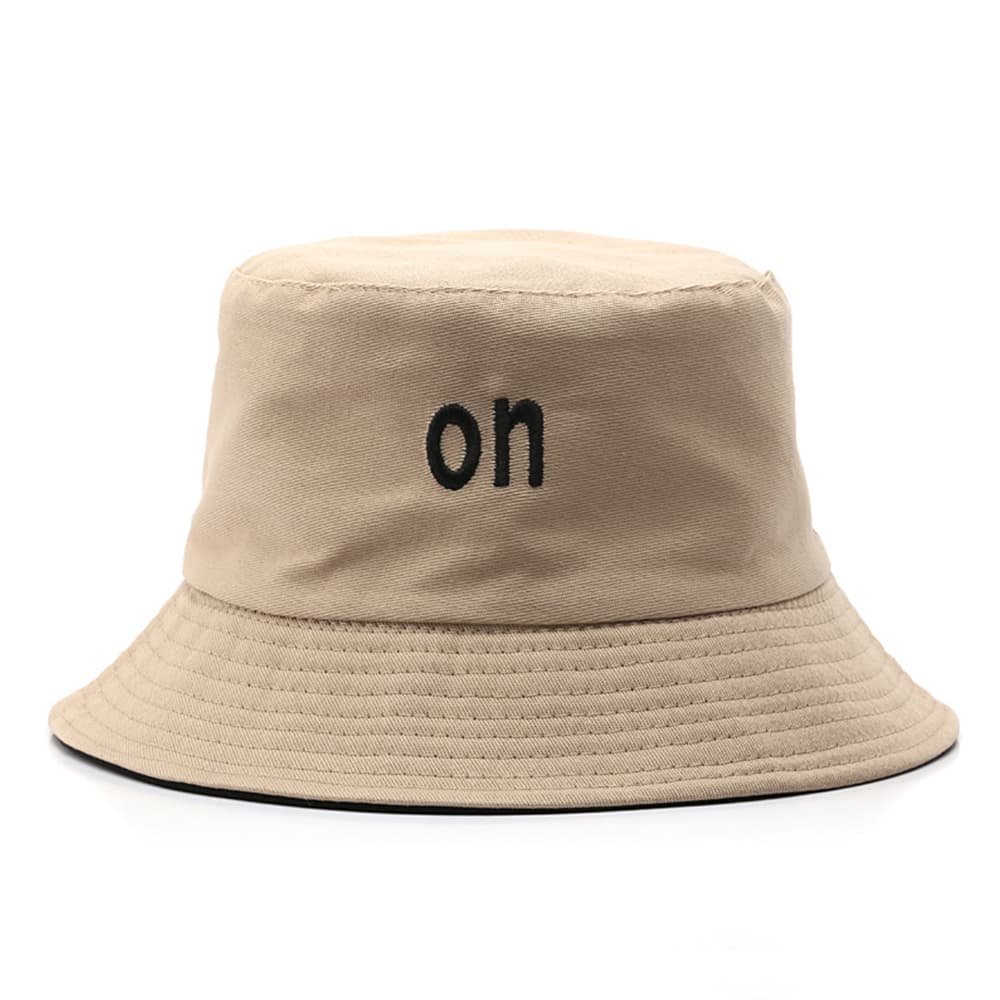 Hot Sale FS Orange Bucket Hats For Men Women Summer Cotton Streetwear Hip Hop Panama Cap Double-sided Sunshade Fisherman Hat Bob