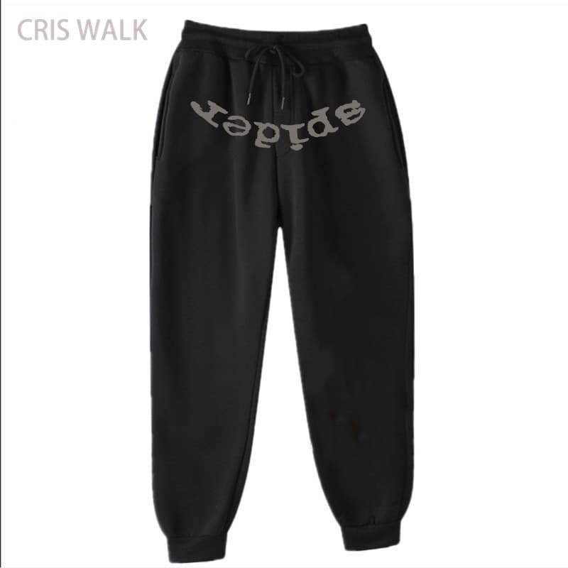 Sweat à capuche et pantalon de survêtement imprimé automne/hiver de la série Spider 555