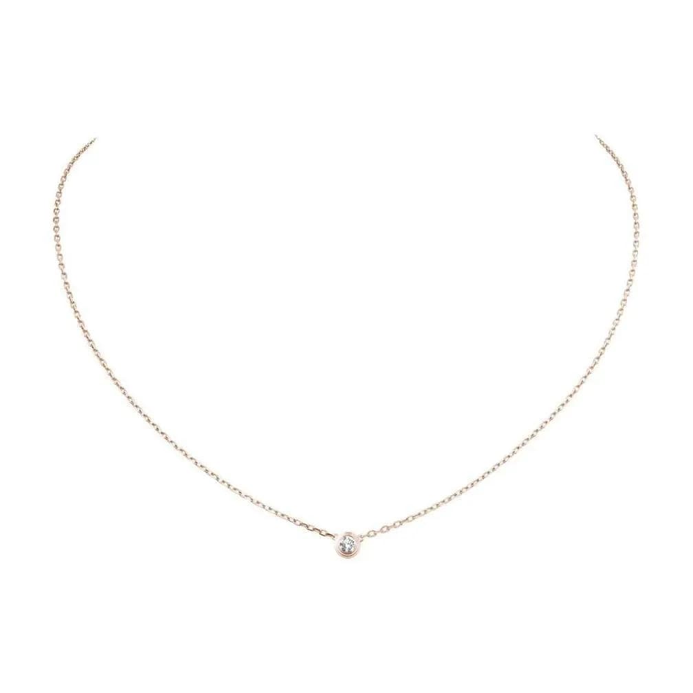 Pendant Necklaces Designer Jewelry Diamants Legers Diamond Damour Love Necklace For Women Girls Collier Bijoux Fem D