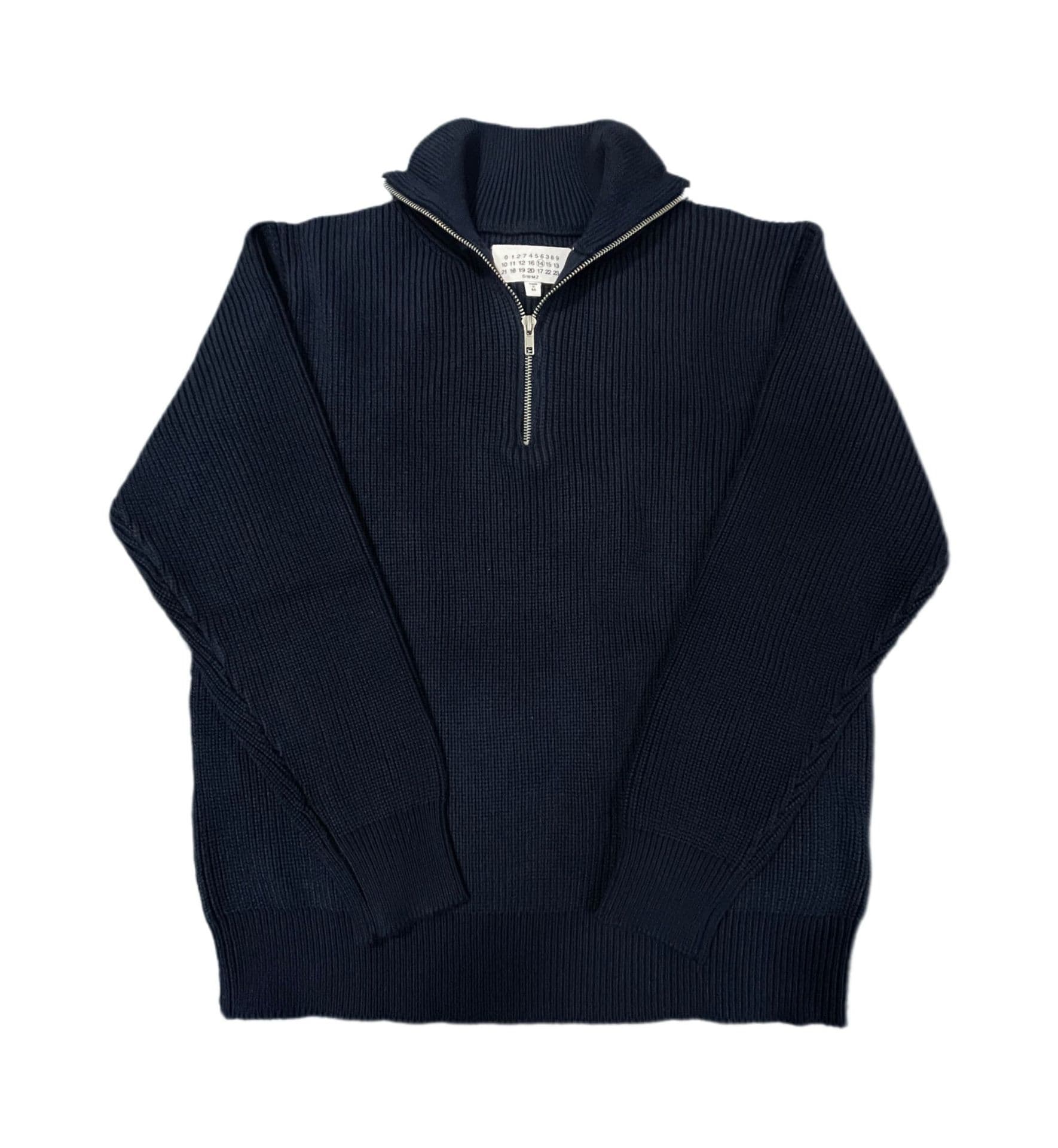 Pull unisexe à col roulé zippé aux quatre coins, cardigan en maille de coton mélangée, coupe ample et décontractée, haut en maille pour homme