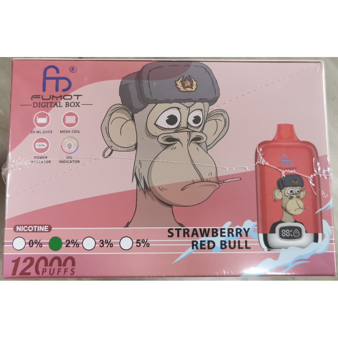 Kit de démarrage de cigarettes électroniques jetables RANDM TORNADO 33 saveurs, 2, 5 ou 10 bouffées, 12 000 bouffées