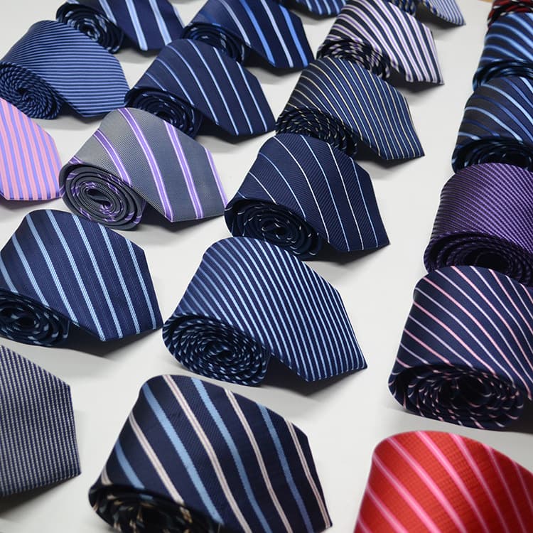 Men's New Business Formal Solid Color Striped 8C Arrow Jacquard Tie