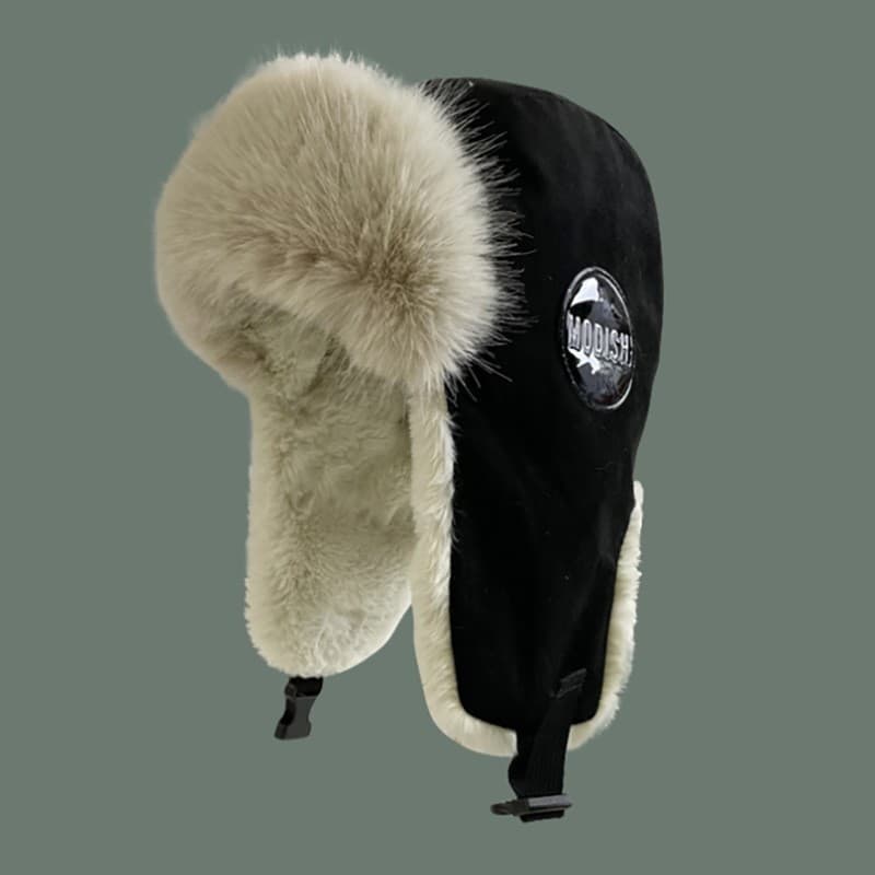 New Lei Feng Hat For Men Women, Winter Korean Version, Thickened And Warm, Ear Protection, Northeast Ski Pilot Hat,