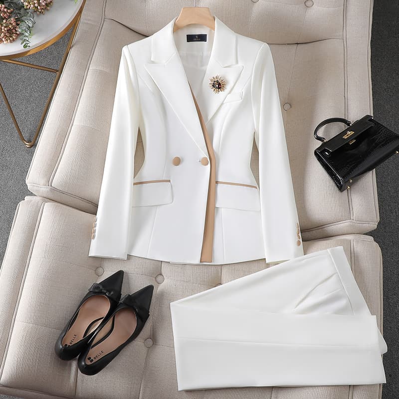 Women's Clothing Niche Temperament Business Enterprise White-collar Suit Female 2023 Autumn And Winter New Version Hotel Manager Work Clothes