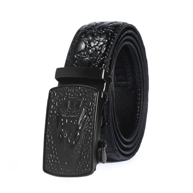 Belt men's business automatic buckle full belt