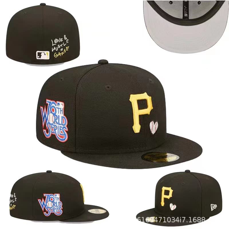 Casquette de baseball 2024 New NY, grande taille, entièrement fermée, avec pare-soleil et broderie non réglable.