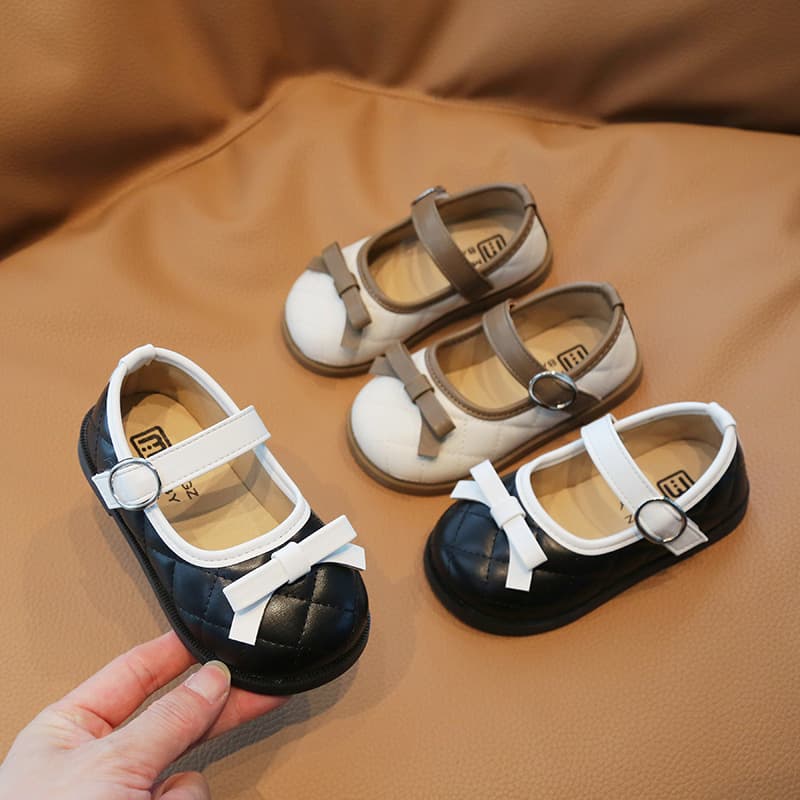 Mother&Kids Small shoes for girls sweet preppy single shoes for children Princess shoes for children