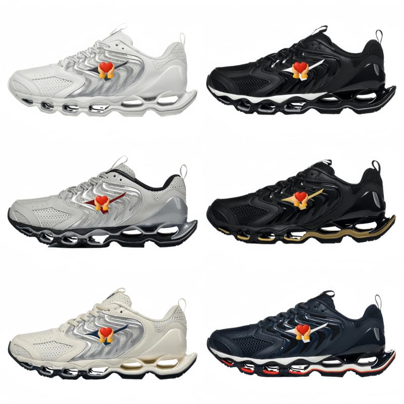 26ss Wave Prophecy 14S Men's Hollow Cushioning Breathable Running Shoes