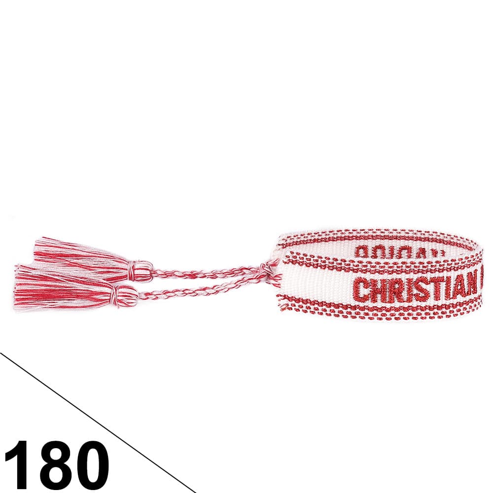 Bracelet unisexe tendance avec lettres tressées