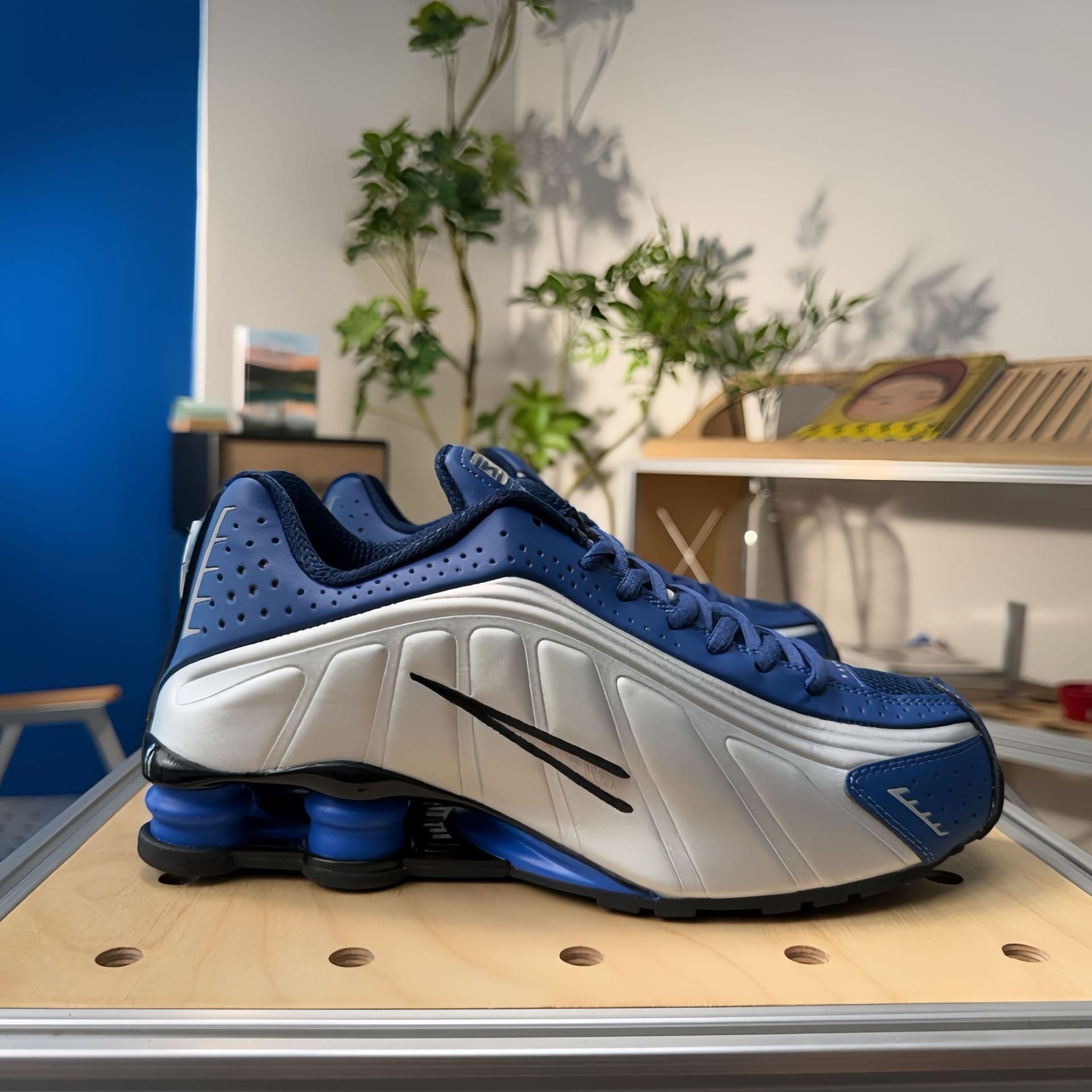 Chaussures de course unisexes SHOX R4 Neymar Collaboration, pointures 36 à 45, pour hommes et femmes, avec coussin d'air coloré.