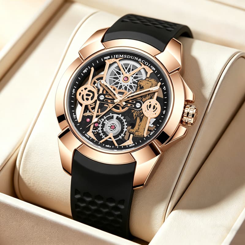 New Czech Series Wristwatches, Popular Cross-border Export Sports Hollow Quartz Watches, Wholesale Men's Watches