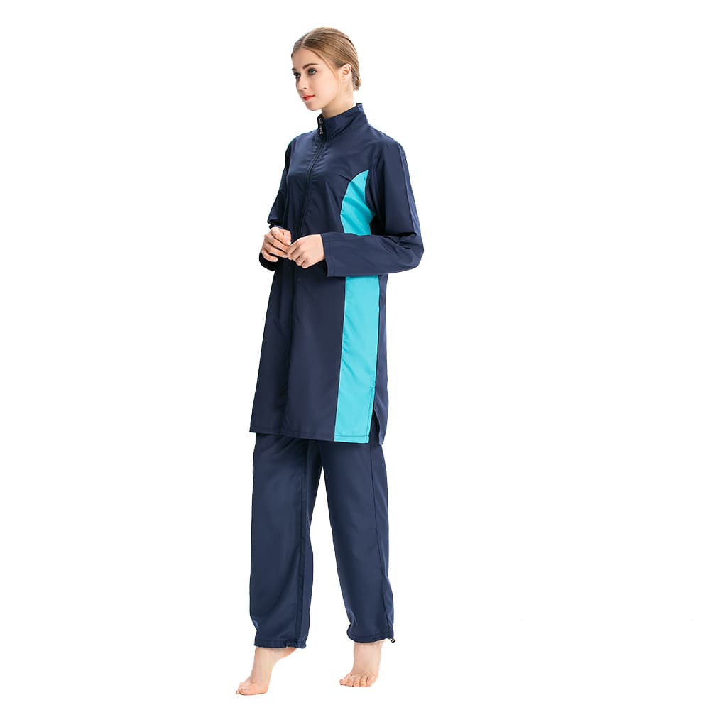 Women's Clothing Muslim Swimwear Southeast Asian Conservative Three Piece Sportswear Swimming Suit