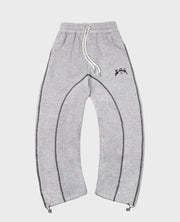 Ensemble de survêtement 2 pièces pour homme, sweat à capuche zippé à rayures réfléchissantes et pantalon de jogging, tenue streetwear décontr
