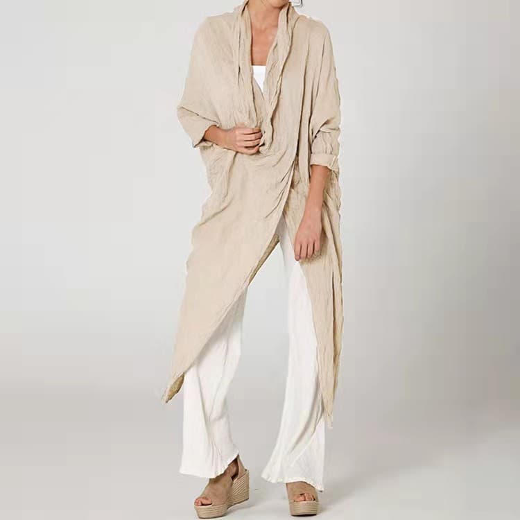 [Cotton Linen] Women's Clothing Spring And Summer New 100% Cotton Shirt
