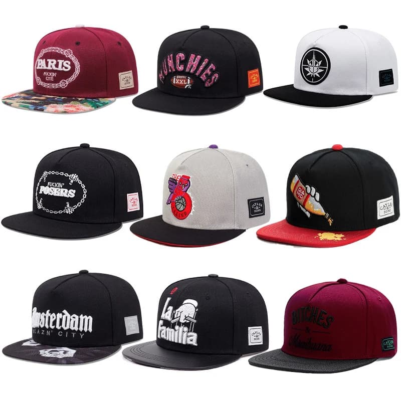 Gorra Brand Men's Hats Flat Top Baseball Man Cap Adjustable Snapback Gorras Hombre Sports Women Men HipHop Sun Hat
