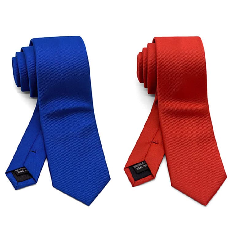 Unisex Striped Tie 6cm Polyester Yarn-dyed Jacquard Narrow Arrow Dark Striped Tie For Men