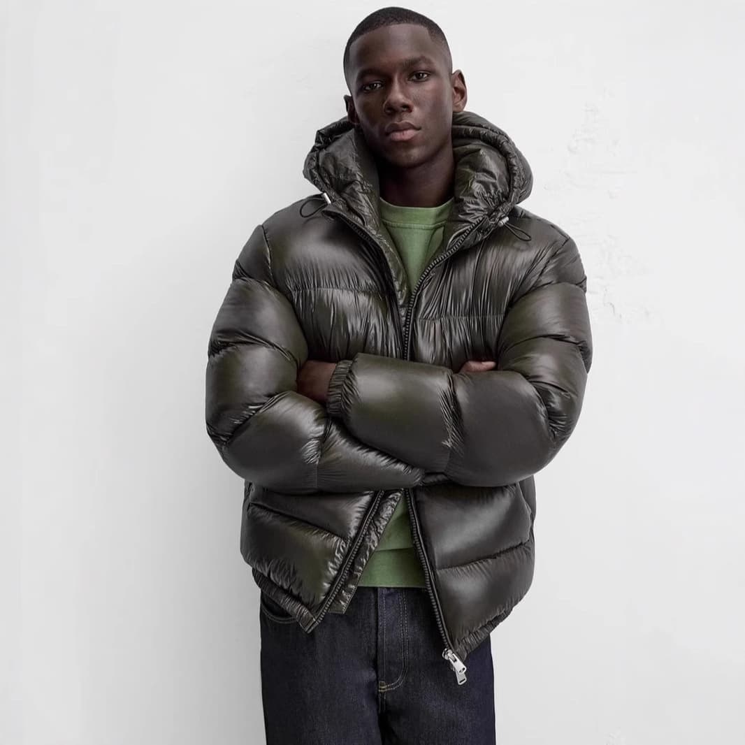 Men's Clothing Autumn And Winter Hooded Cotton Clothes Casual Quilted Coat Jacket