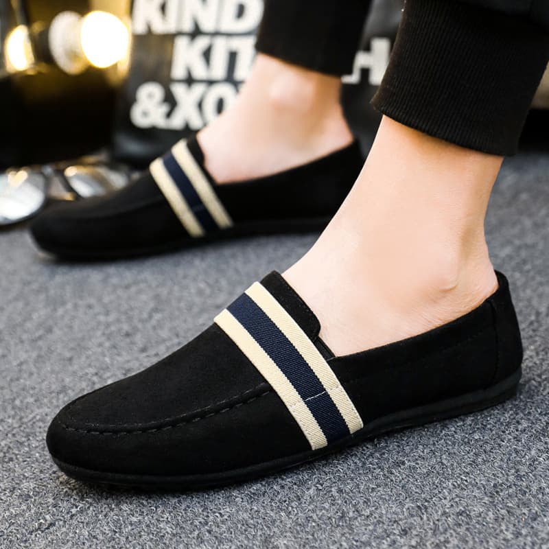 Men’s Shoes New Autumn Style Tods Shoes Men's Breathable Casual Old Beijing Cloth Shoes Korean Style Trend Lazy One Step Canvas Shoes Men