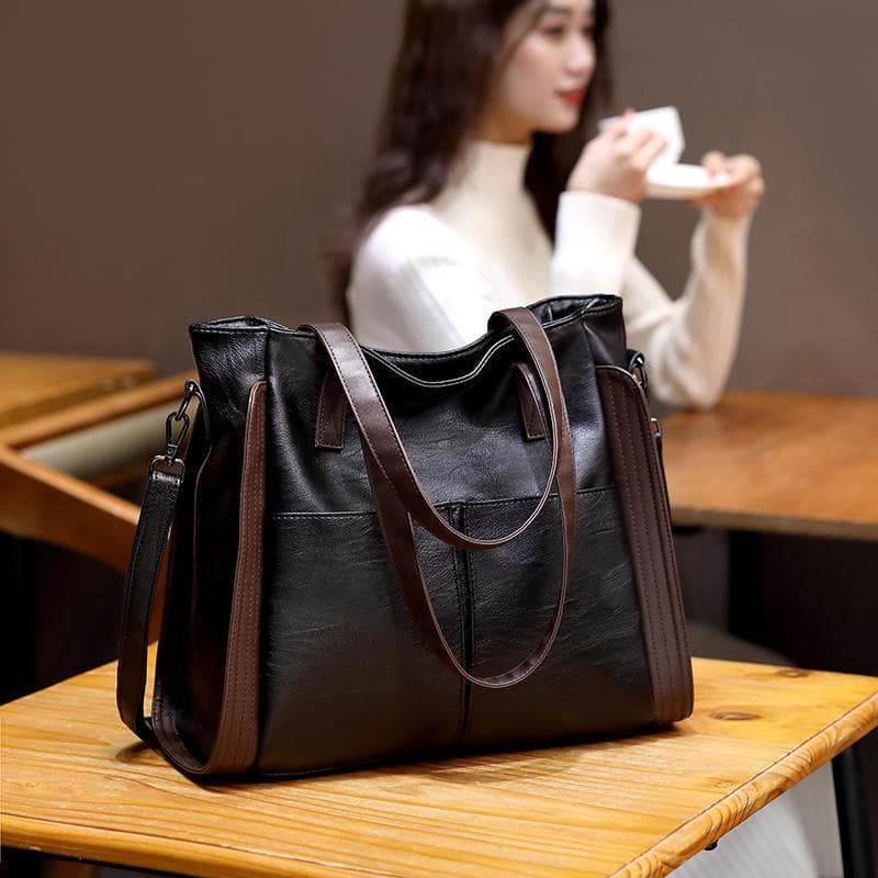 Net Red Same Style Canvas Large Capacity Single Shoulder Large Bag Women 2023 New Trendy Handbag Simple Tote Bag