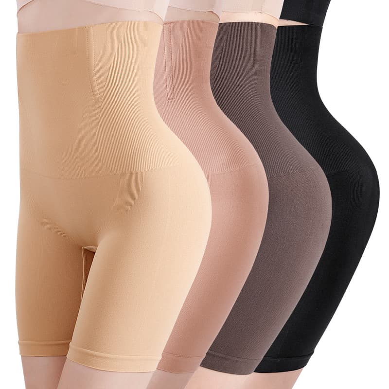 Women's belly retraction pants Seamless corset waist buttock lifting body shaping pants tight height waist flat Angle corset pants