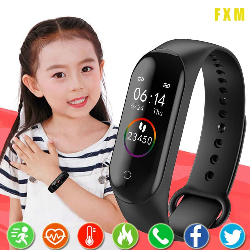 Smart Watch Kids Watches Children For Girls Boys Sport Bracelet Child Wristband Fitness Tracker Smartwatch Waterproof