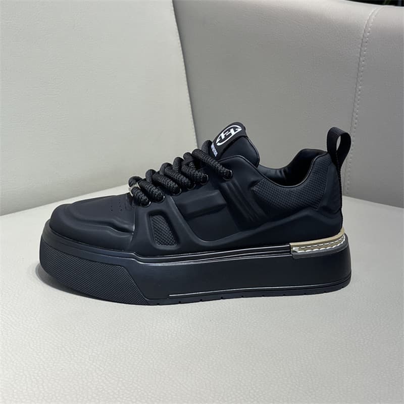 Comfortable soft light casual shoes thick soles increase thin temperament foreign style board shoes
