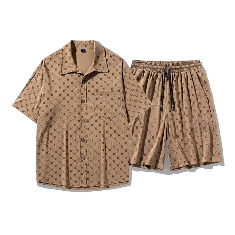 [ArcticSilk] Men's Cooling Short Sleeve Shirt - Linen-Blend | Wrinkle-Free Plus Size