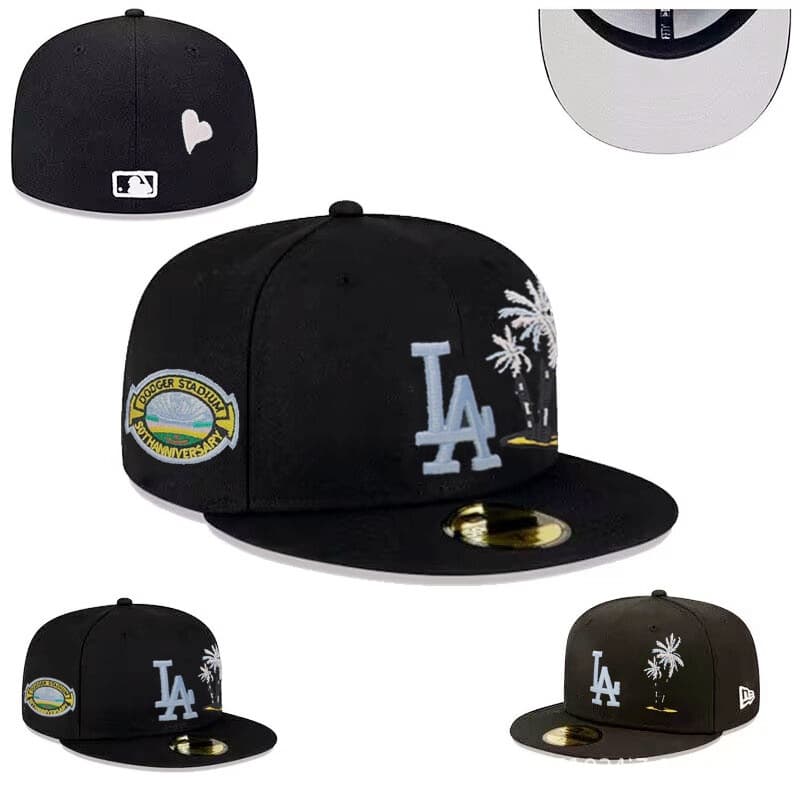 Casquette de baseball 2024 New NY, grande taille, entièrement fermée, avec pare-soleil et broderie non réglable.