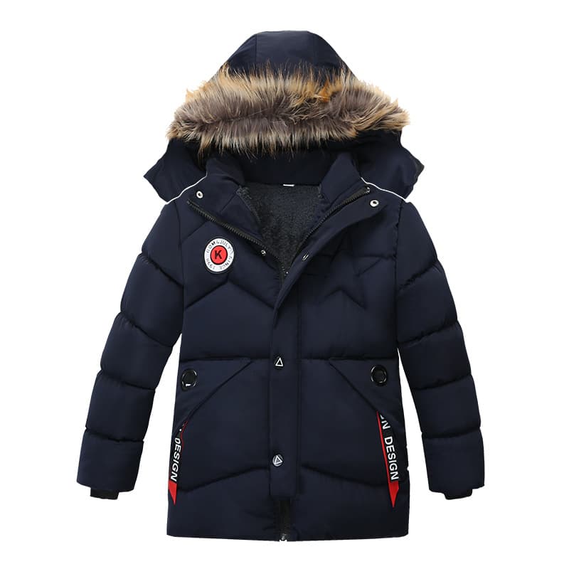 Kids Clothing cotton padded coat boys' thickened jacket