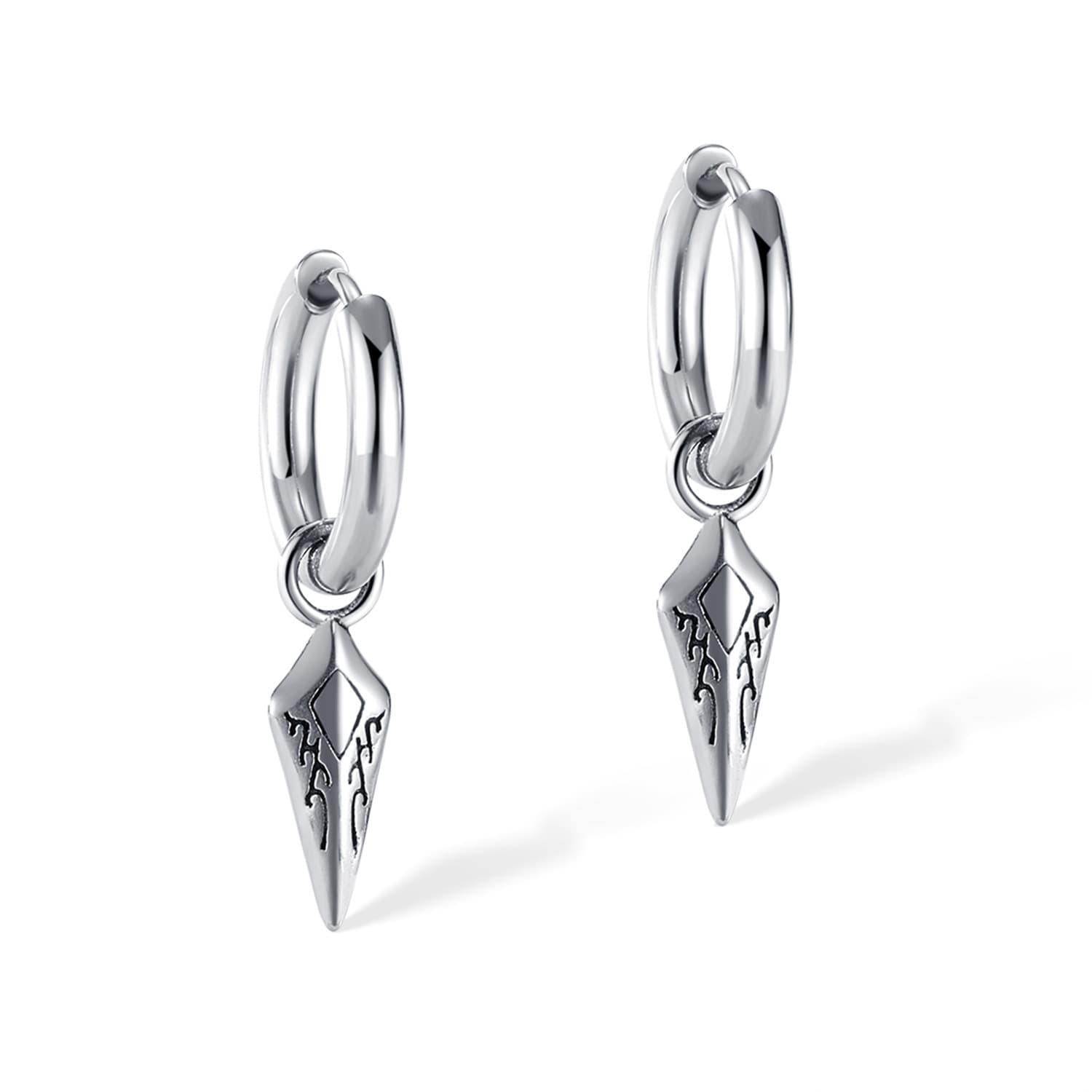 Men's Jewelry Personality Hip Hop Earrings Earrings Stainless Steel Darts Design Earrings Accessories
