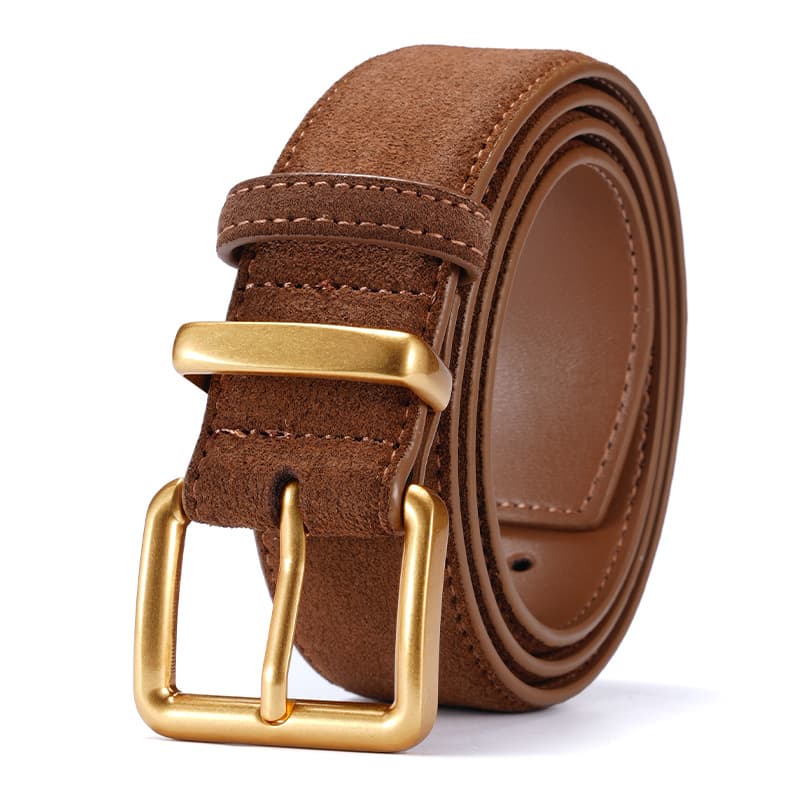 Handcrafted Leather Belt Blue | Coquette Style Mens Belt For Travel - 2510