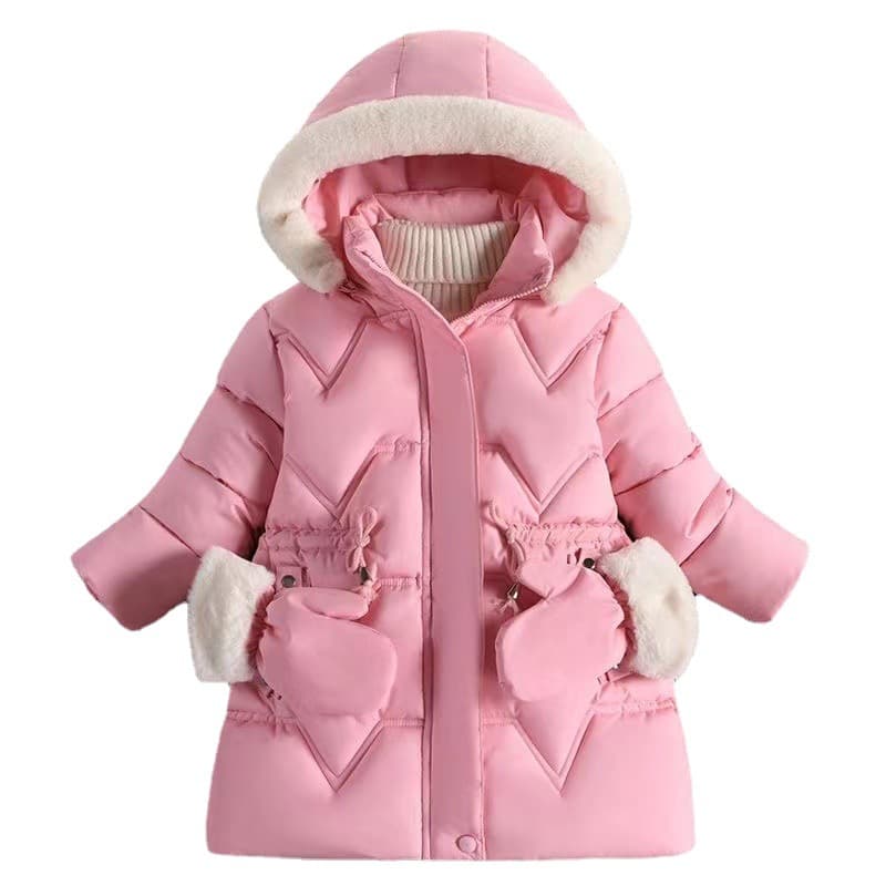 kid's clothing Children's cotton-padded girls' medium thick winter coat small and medium-sized virgin treasure fashion cotton-padded coat