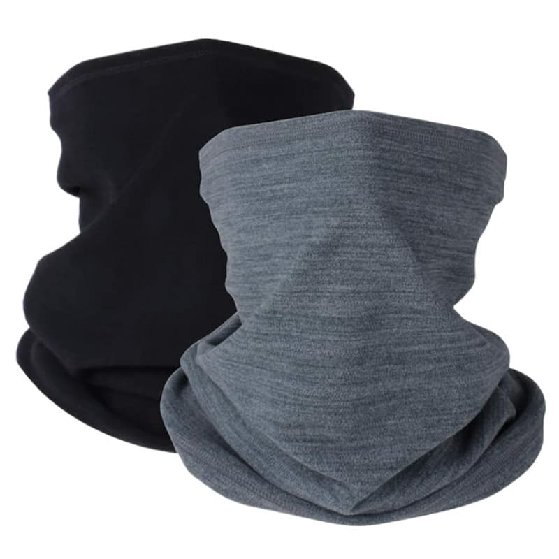 Winter face mask neck gaiter face mask scarf windproof suitable for skiing, fishing, hiking cycling