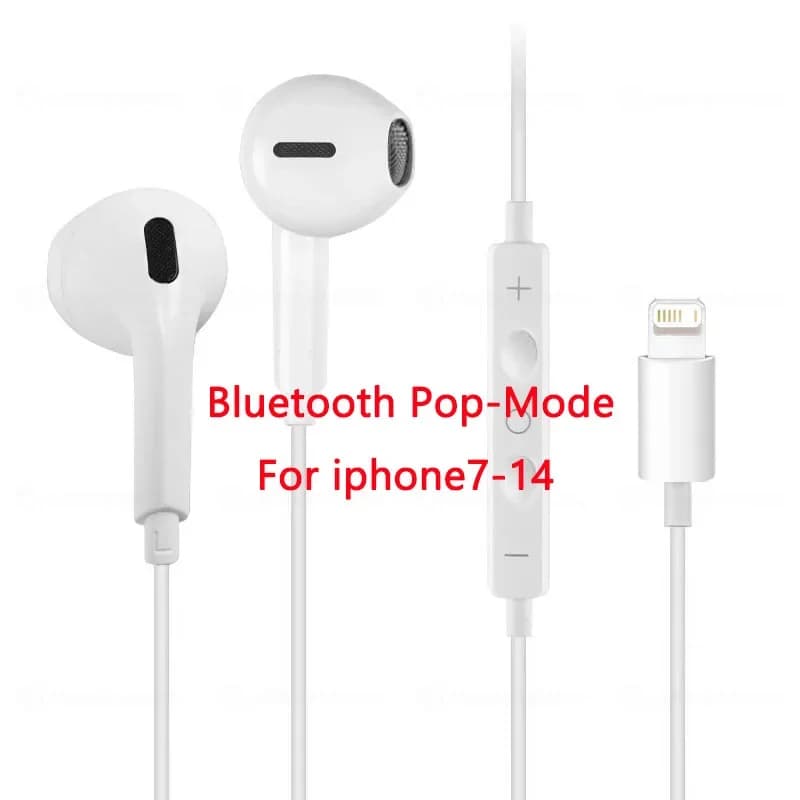 Écouteurs d'origine pour Apple iPhone 16, 15 Pro Max, 14, 13, 12, 11, X, XR, 7, 8 (USB-C, Lightning, 3,5 mm) - Accessoires pour iPhone