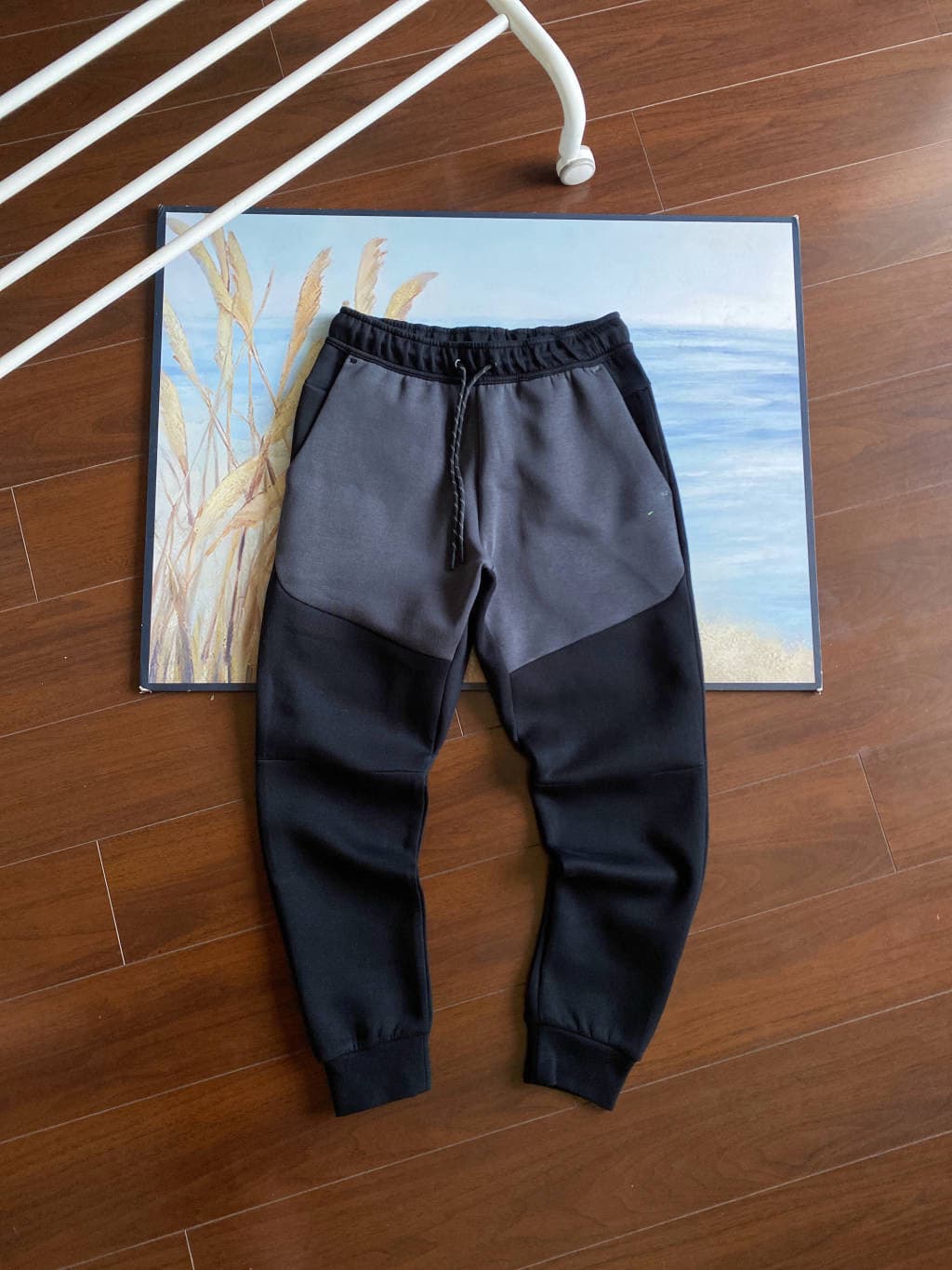Ensemble veste et pantalon de survêtement laminé TECH FIEECE, style décontracté, hiver, printemps et automne, avec fermeture éclair.