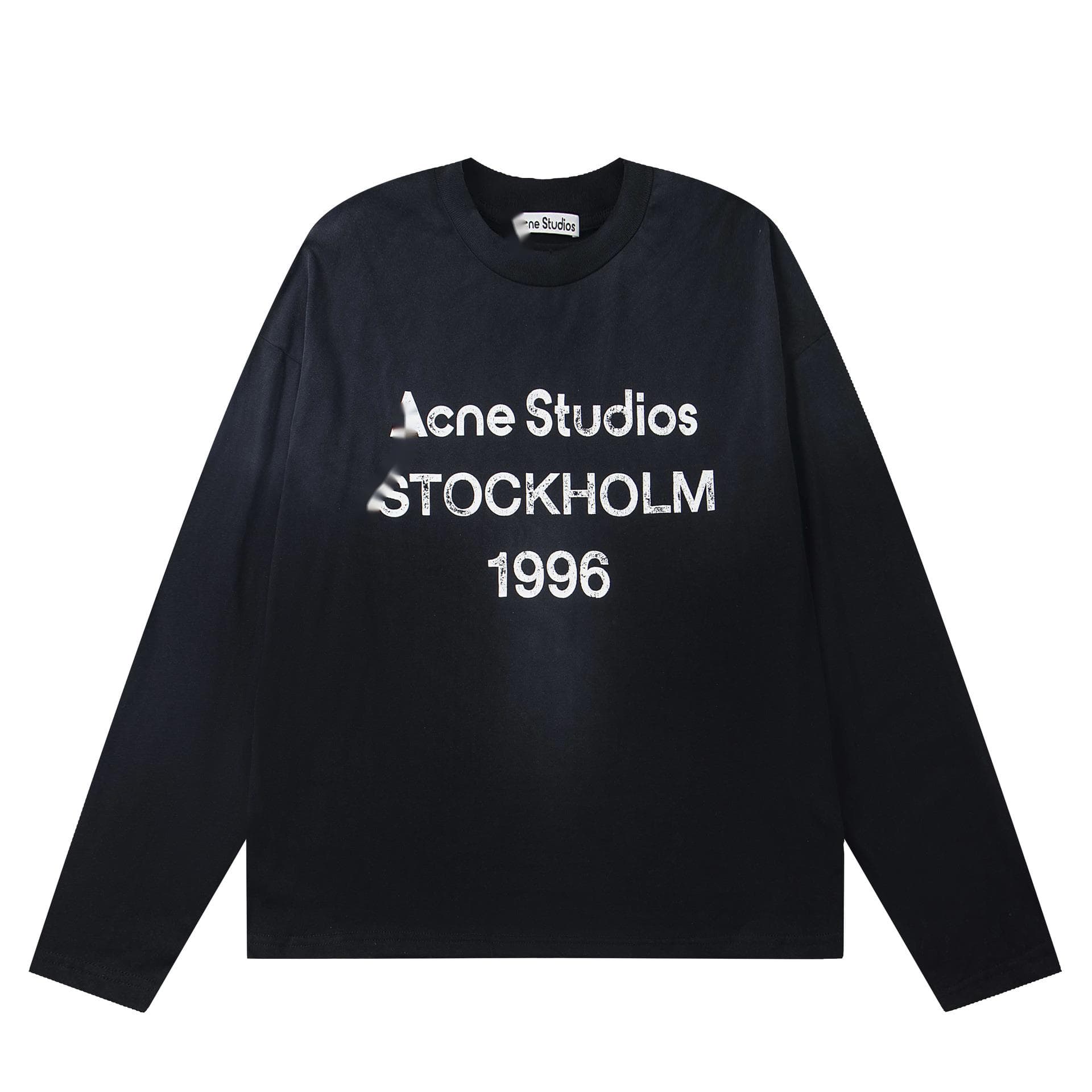 Acne Studios 1996 Classic Destruction Commémorative Style Paresseux Décontracté Manches Longues Protection Solaire Base Légère