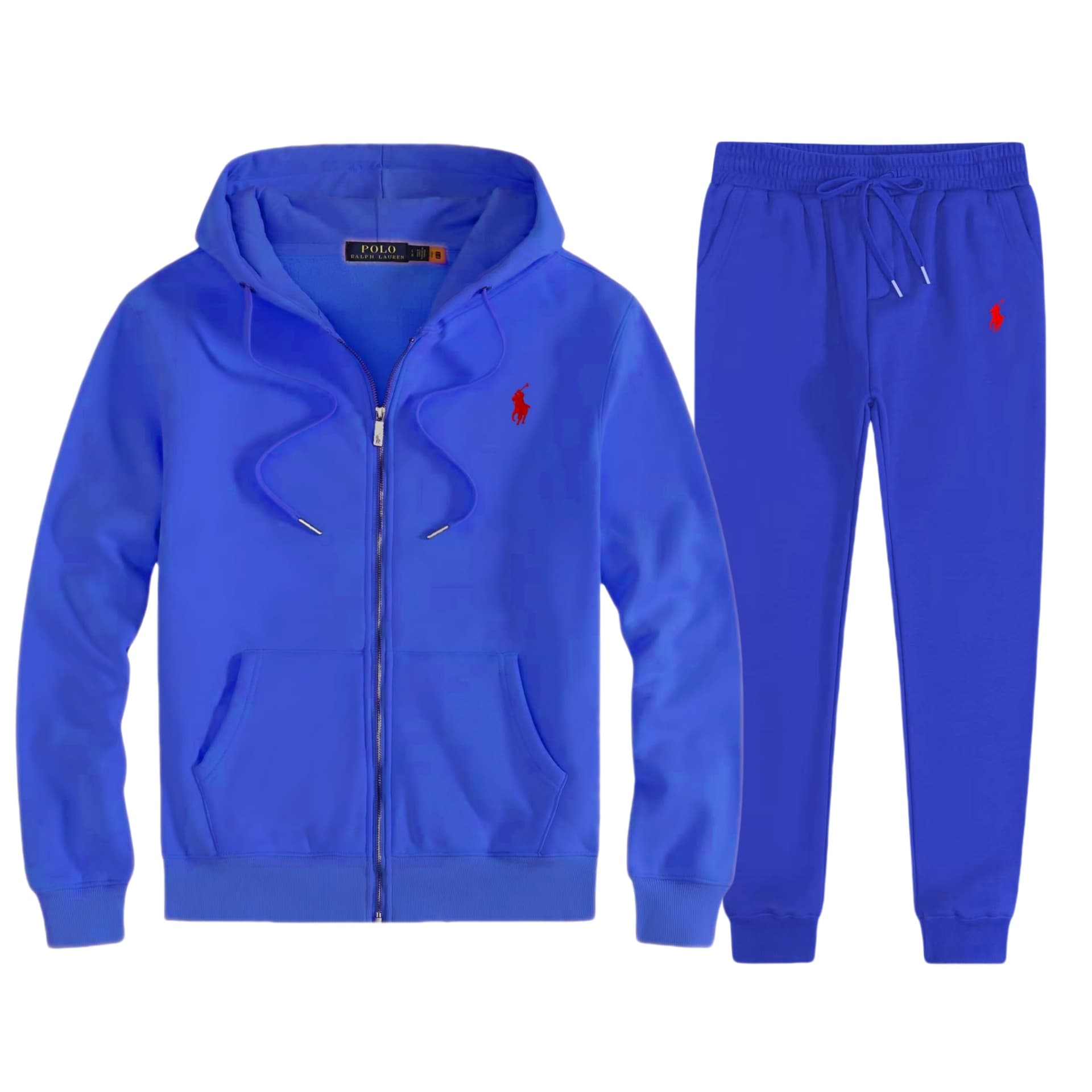 Sweat à capuche brodé Laf RL pour homme et femme, ensemble veste à capuche et pantalon, style décontracté, printemps-automne