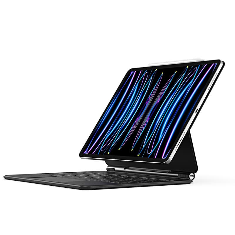 Magnetic Floating Keyboard Case For Ipad Pro 13/12.9 Bluetooth Detachable Keyboard Cover With Trackpad Compatible With Air 13