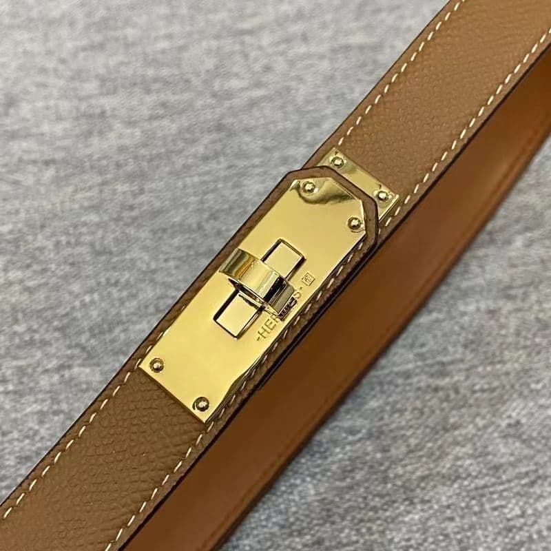 Ceinture en cuir véritable pour femme, marque H, pour robe pull, automne-hiver, décoration de taille, pantalon Kelly