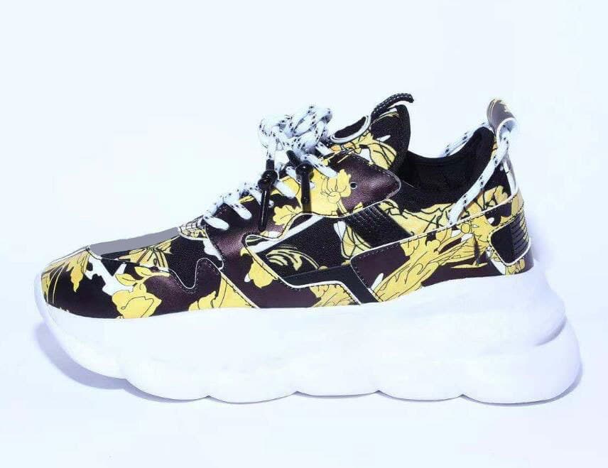 Chaussures de sport décontractées, chaîne de commerce extérieur transfrontalier, station européenne, chaussures de papa rétro, semelle épaisse