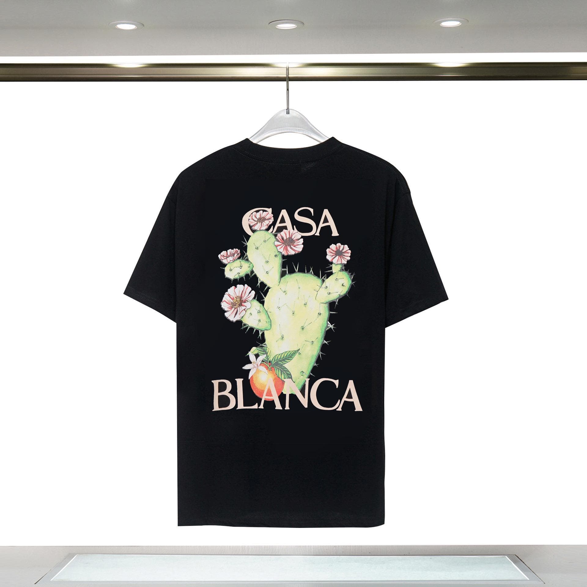Vêtements pour hommes 24 nouveaux styles Illusion Gate Letter Printing T-shirt à manches courtes à col rond personnalisé