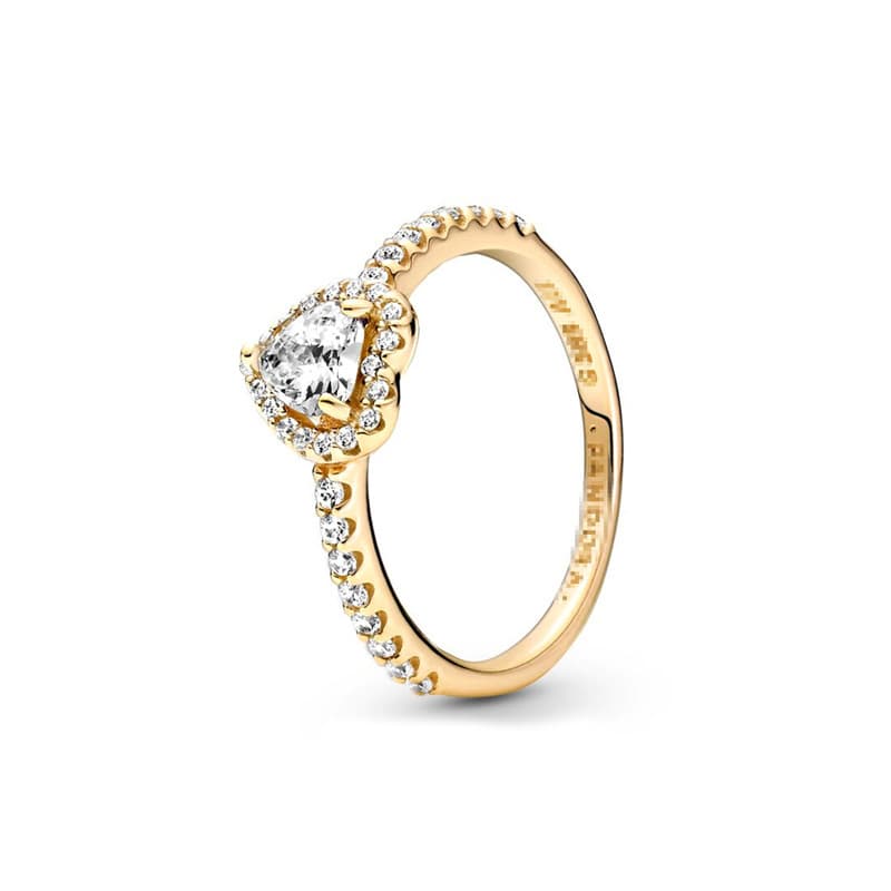 Bague Panjia Duola en cuivre plaqué argent, série Noble, cœur rouge, rose et blanc