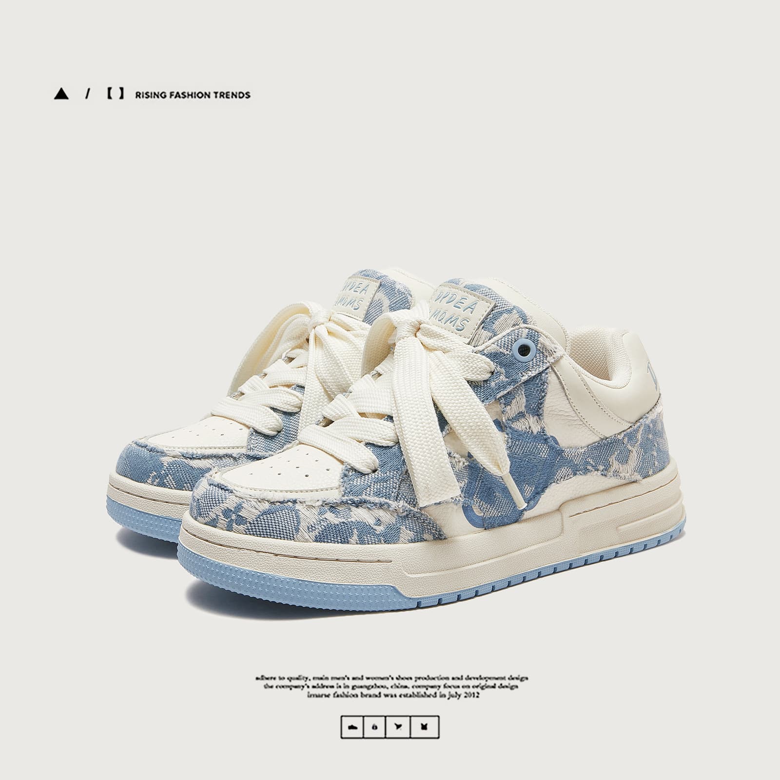 Men's fashion shoes destroy canvas board shoes men's and women's couple shoes bread shoes