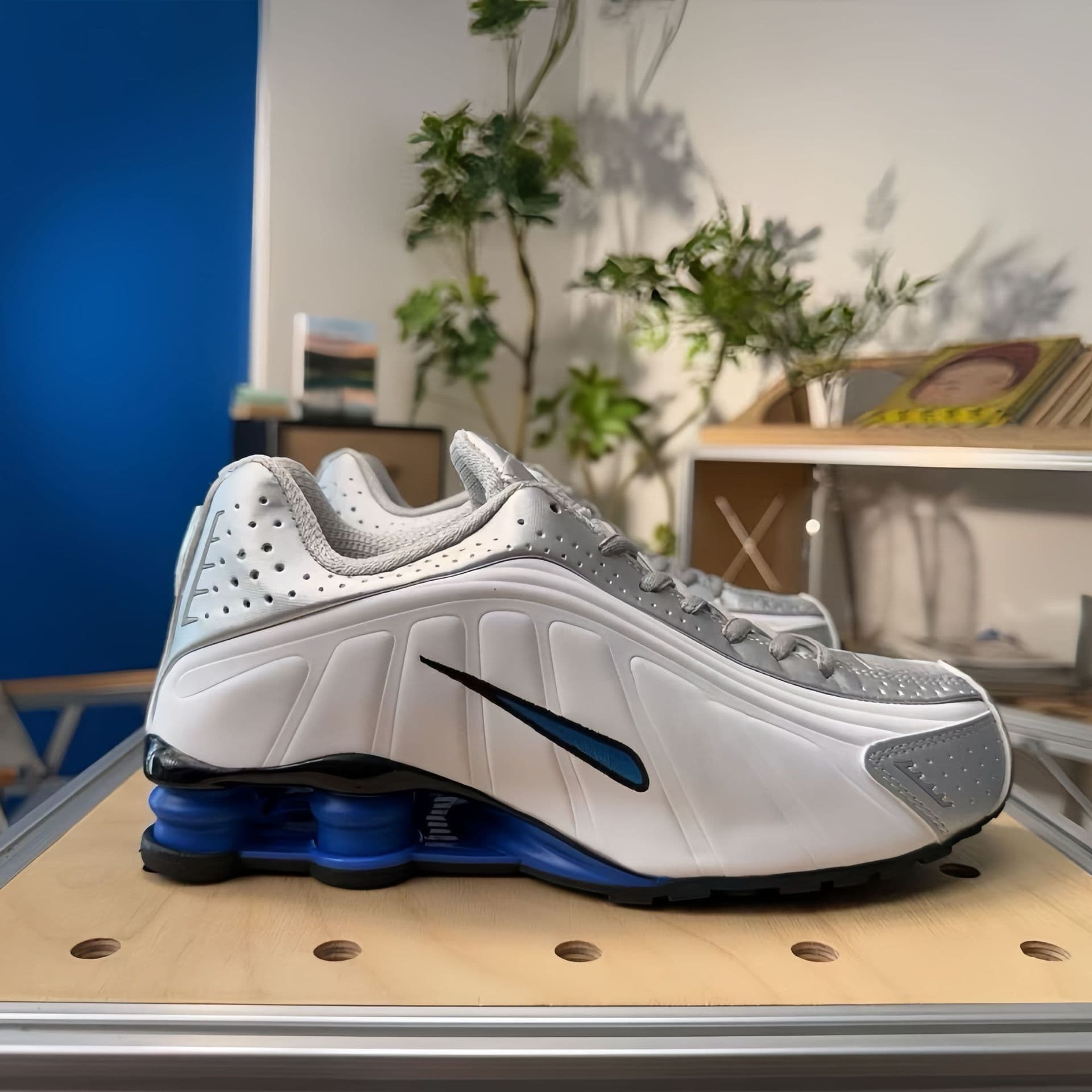 Chaussures de course unisexes SHOX R4 Neymar Collaboration, pointures 36 à 45, pour hommes et femmes, avec coussin d'air coloré.