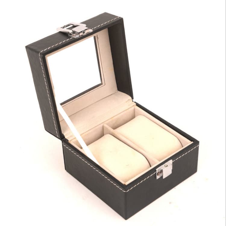 Watch Box 2-seat Leather Watch Case Watch Case